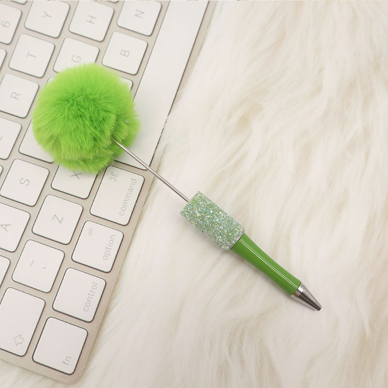 Wholesale Beadable Pens Sugar Gypsophila Hair Ball DIY Beaded Pen ACC-PN-CY004