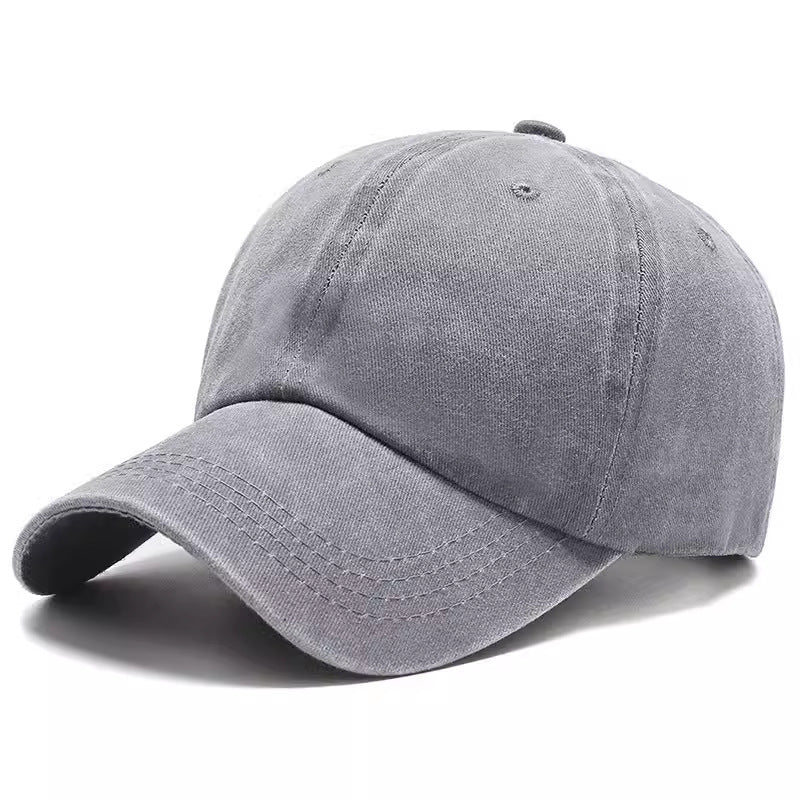 Wholesale Washed Cotton Baseball Cap Outdoor Sunshade Hat