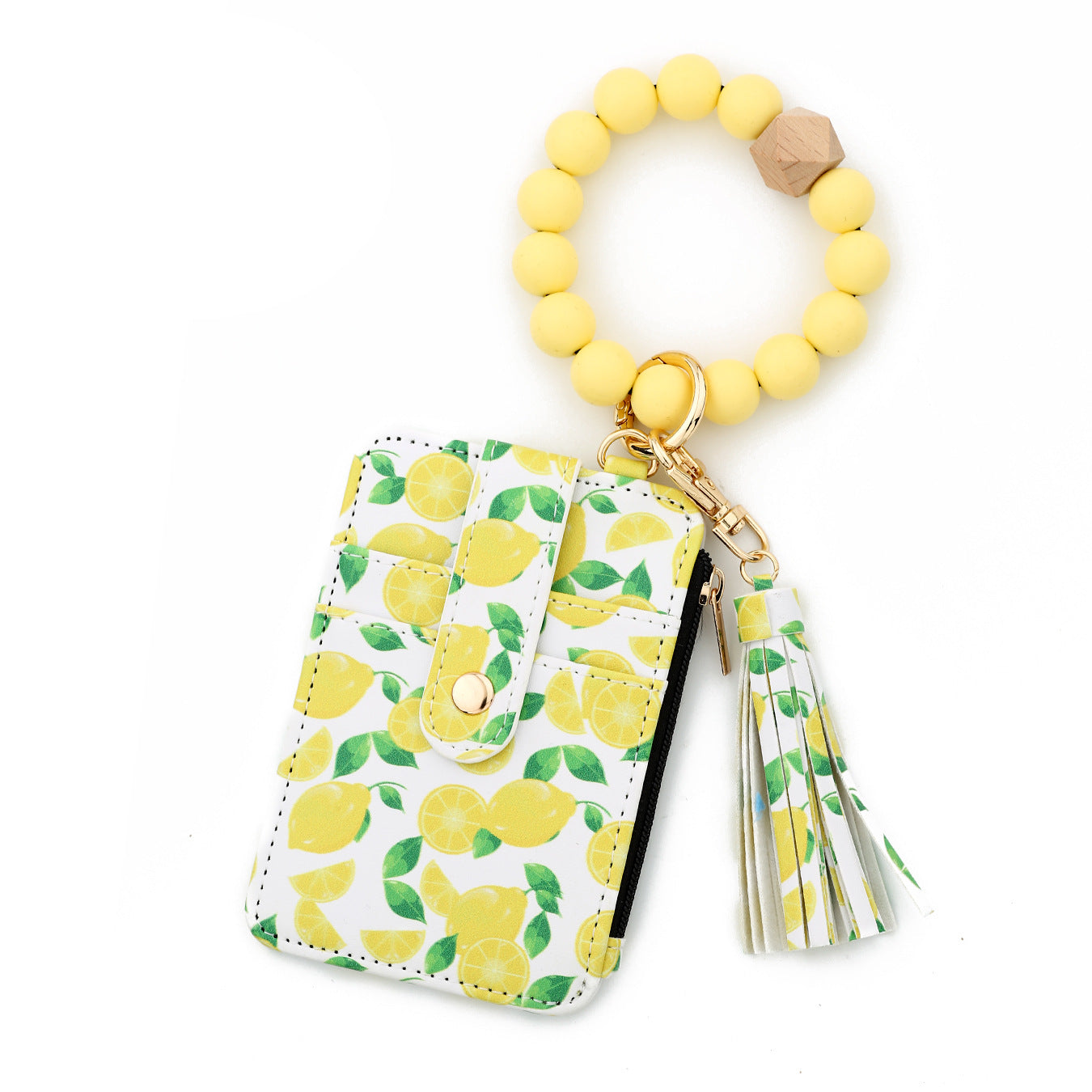 Wholesale Silicone Beads Multi-layer Bracelet Wristlet Keychain