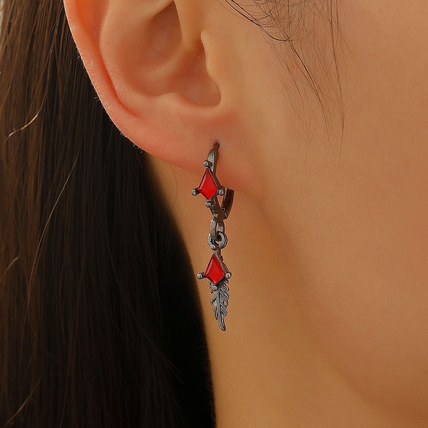 Wholesale Zinc Alloy Electroplated White Star Ear Cuff and Earring Set - Trendy Jewelry Accessory