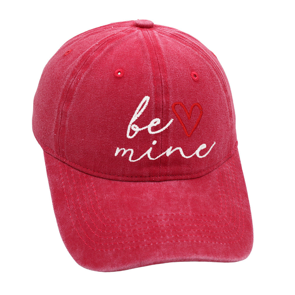 Wholesale Valentine's Day Embroidered Couple Baseball Caps