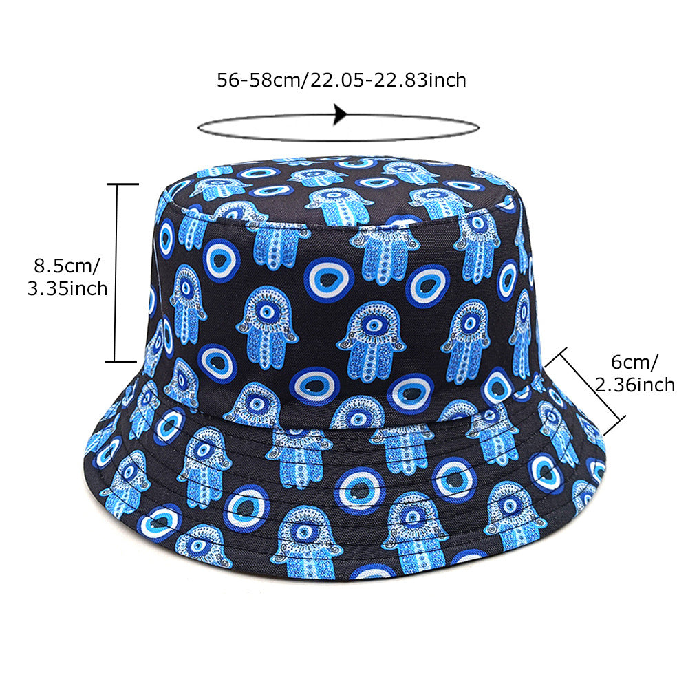 Wholesale Devil Eyes Padima Palm Bucket Hat ACC-HT-ShunM003