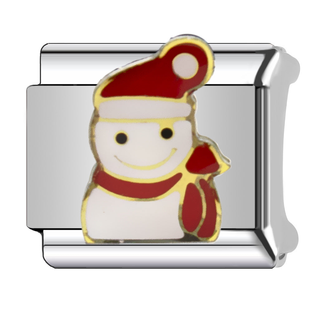 Wholesale Italian Charm Bracelet 9mm DIY  Christmas   Creative Stainless Steel Composable Bracelet