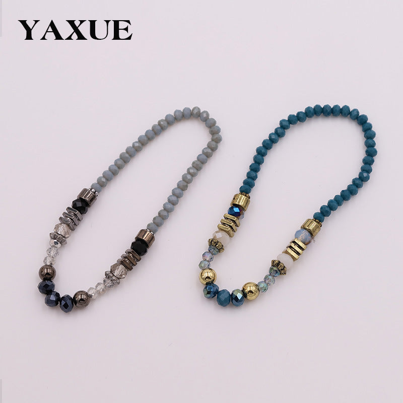 Wholesale  Ethnic Style Glass Beads Hand-Beaded Personalized Simple Women' s Bracelets
