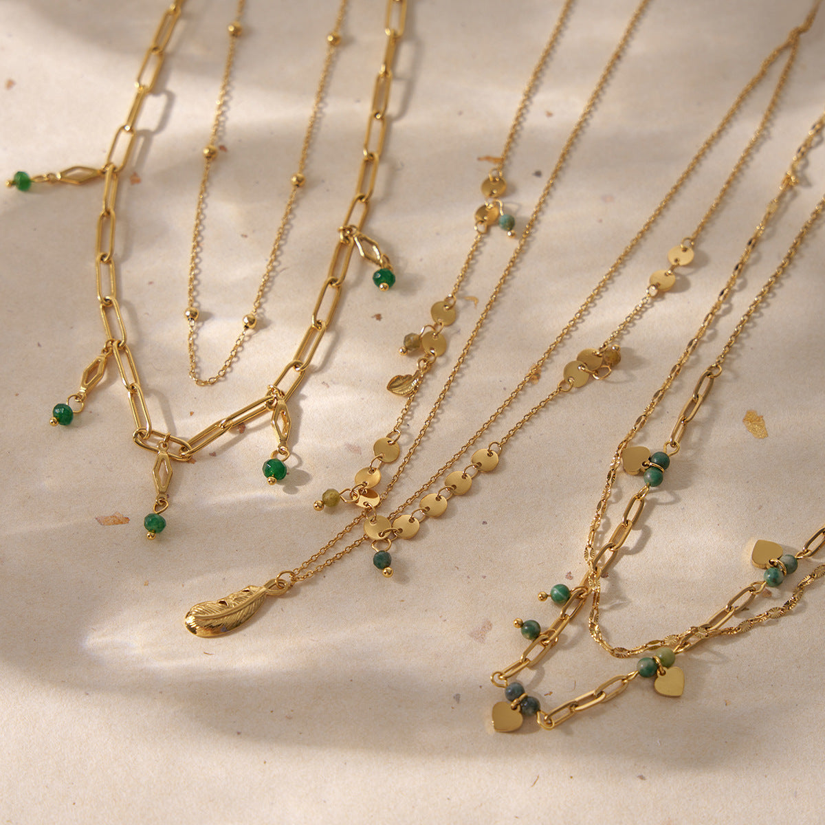 Wholesale Heart-Shaped Pendant Stainless Steel Necklace