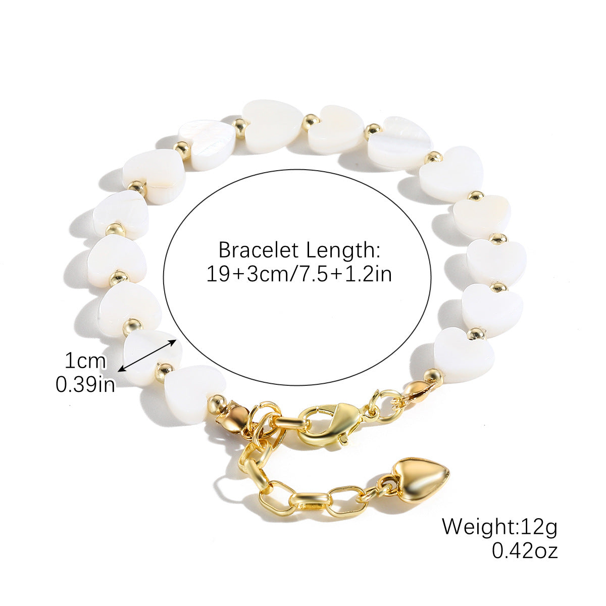 Wholesale Boho Style Pearl Starfish Pendant Shell Bracelet Bohemian ACC-BT-ManYi002