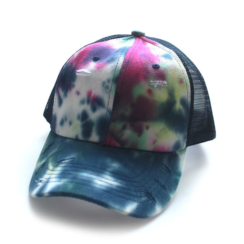 Wholesale Tie Dye Mesh Cap Cotton Hat Baseball Cap ACC-HT-JiaTuo007