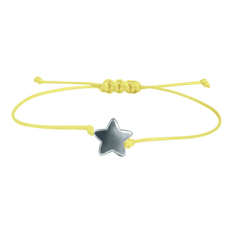 Wholesale Five-pointed Star Woven Hand Rope Color Adjustable Bracelet