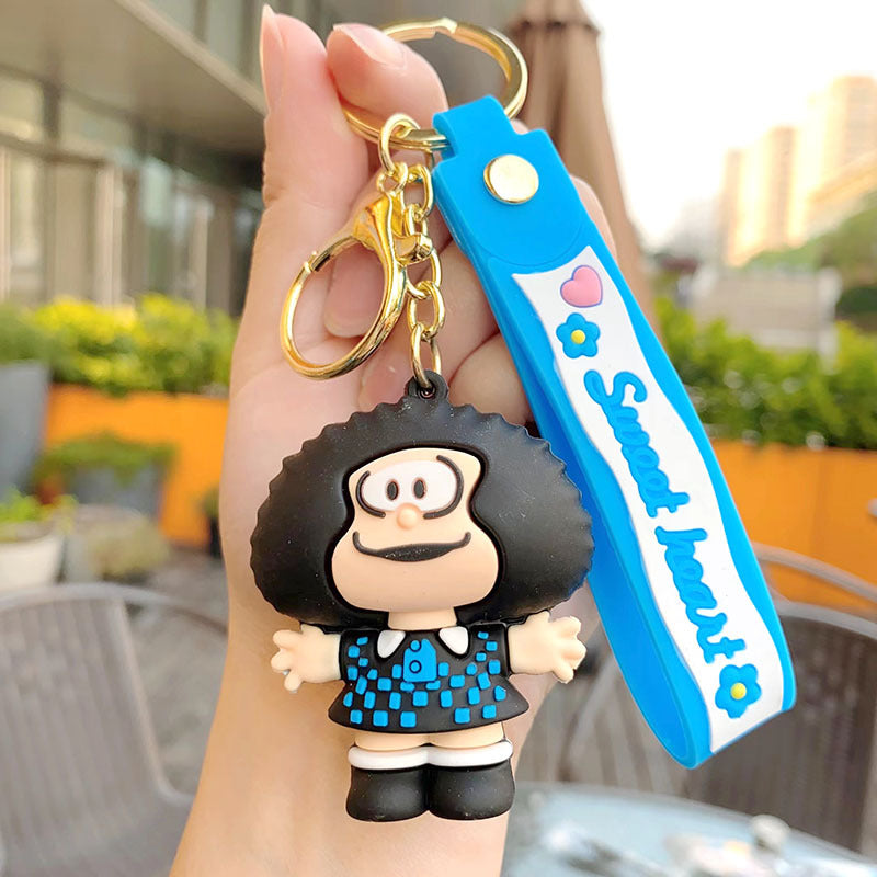 Wholesale Cartoon Cute Silicone Keychain ACC-KC-Lanb006