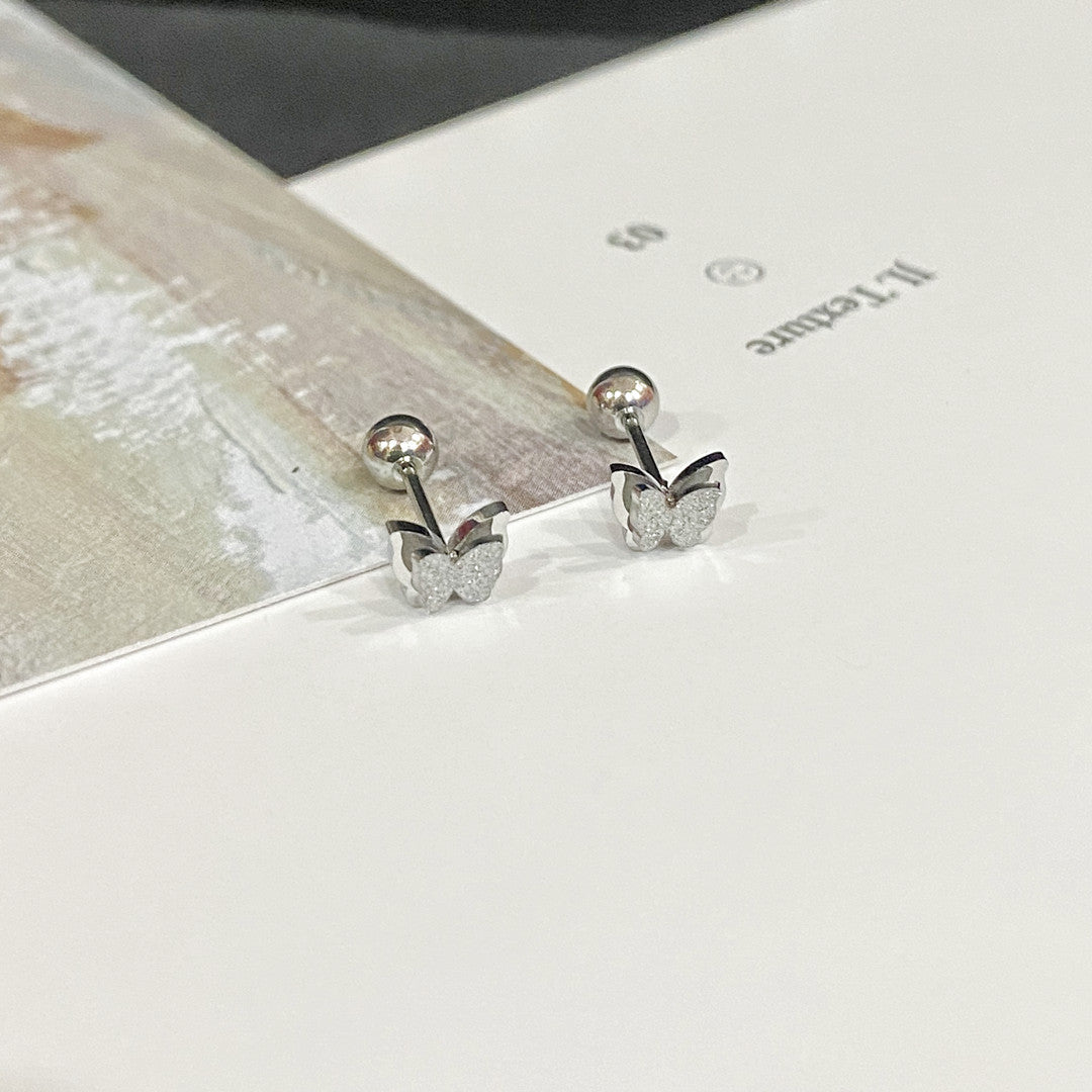 Wholesale Titanium Steel Animal Screw Earrings ACCVIP-ES-YZXW004