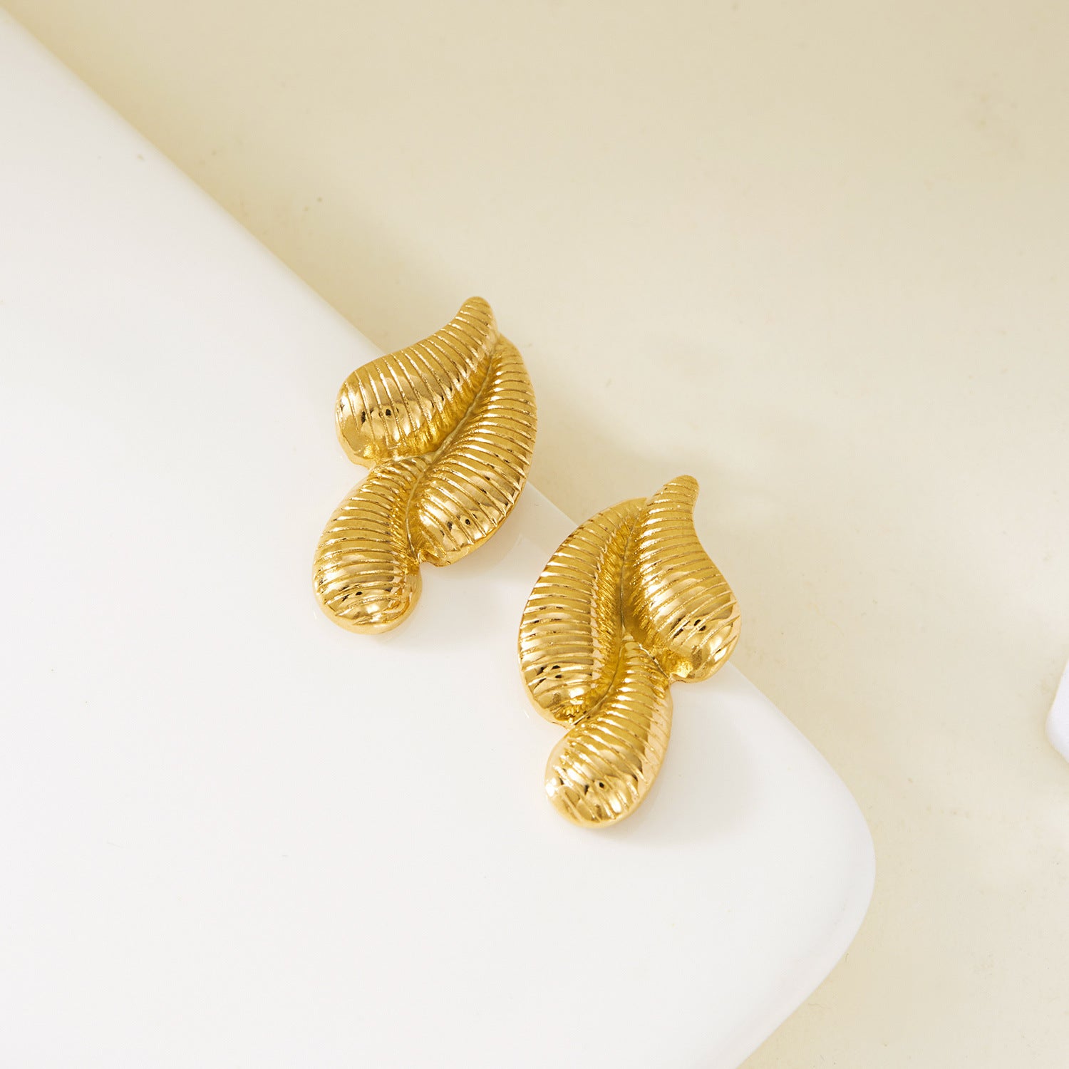 Wholesale Geometric Stainless Steel Drop Earrings Light Luxury Earrings