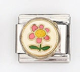 Wholesale Italian Style Flower Modular Bracelet Stainless Steel Fashion Accessory For Gift And Resale