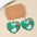 Wholesale Colorful St. Patrick Love English Lucky Earrings