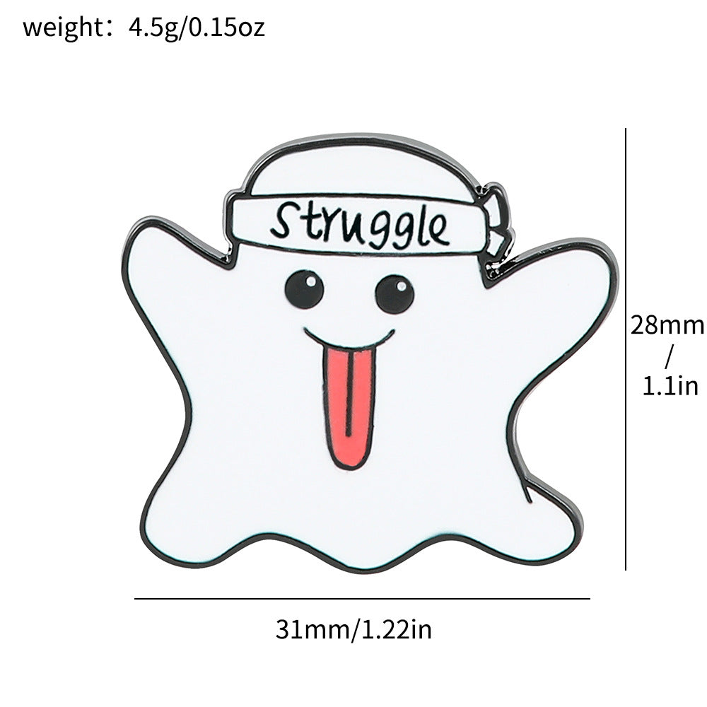 Wholesale  Pumpkin Ghost Brooch