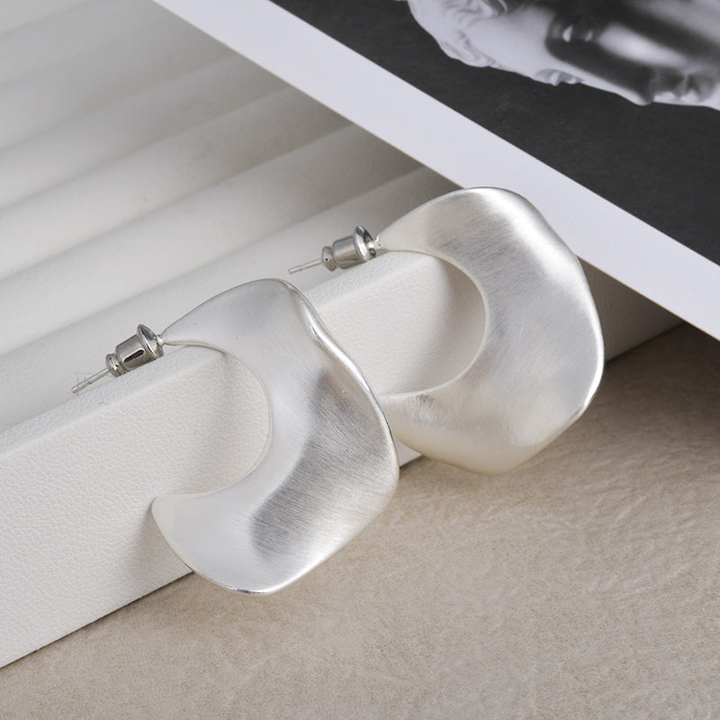 Wholesale  Exaggerated Twisted Irregular Drawing Geometric Earrings