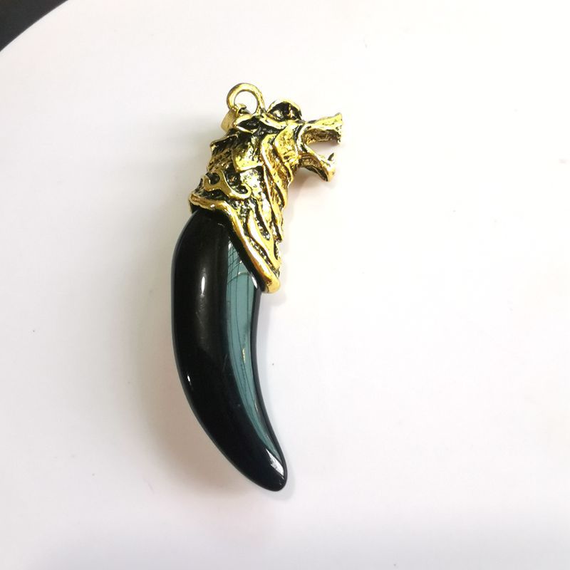Wholesale Spike Pendant  Personality Teeth Necklace
