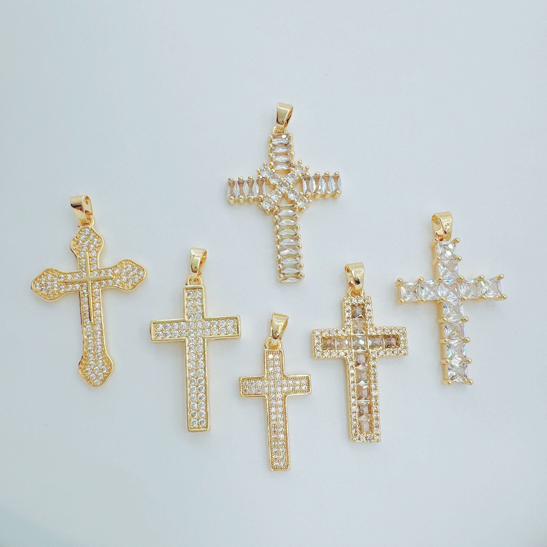 Wholesale Gold-Plated Copper Pendant with Zircon,  Bag Charm for Women