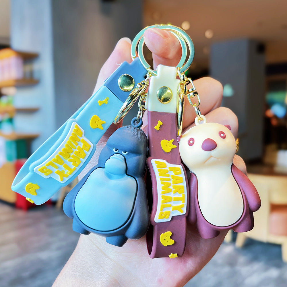 Wholesale Cartoon PVC Soft Keychains ACCVIP-KC-ErLu008