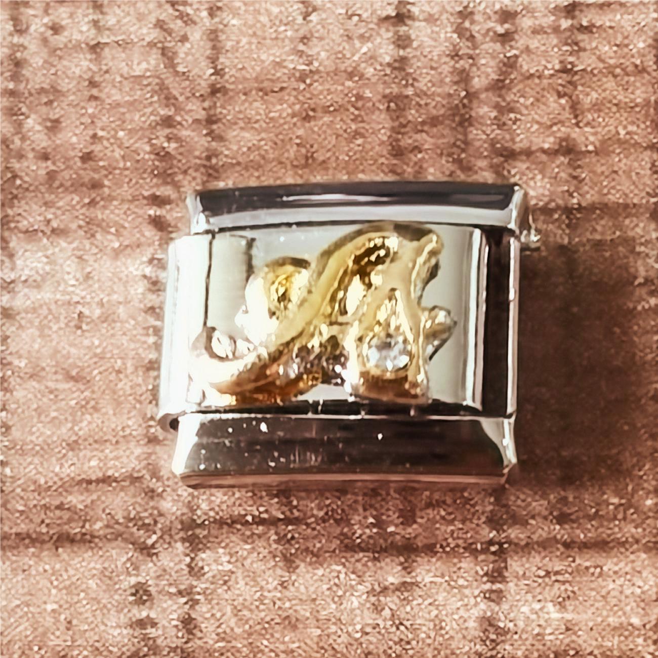 Wholesale Italian Charm Bracelet 9mm DIY Splicing Removable Stainless Steel Letter Composable Bracelet ACC-BT-XY067