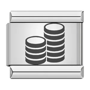 Wholesale  Italian Charm Bracelet 9mm DIY Splicing Removable Board Game Stainless Steel Composable Bracelet