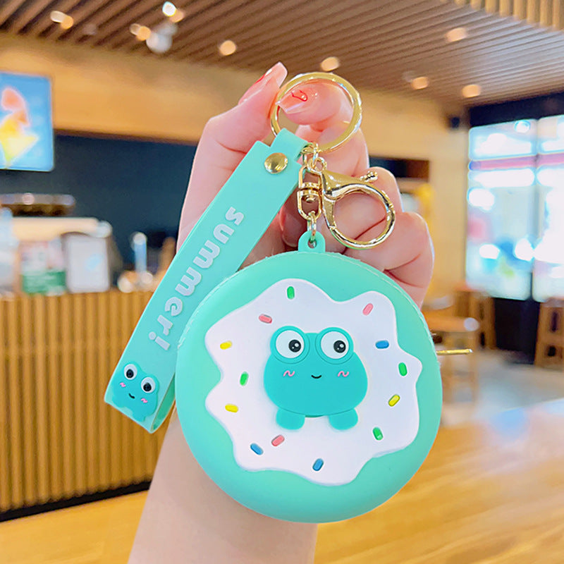 Wholesale Cartoon Cute Donut Coin Purse Keychain ACC-KC-JuCai010