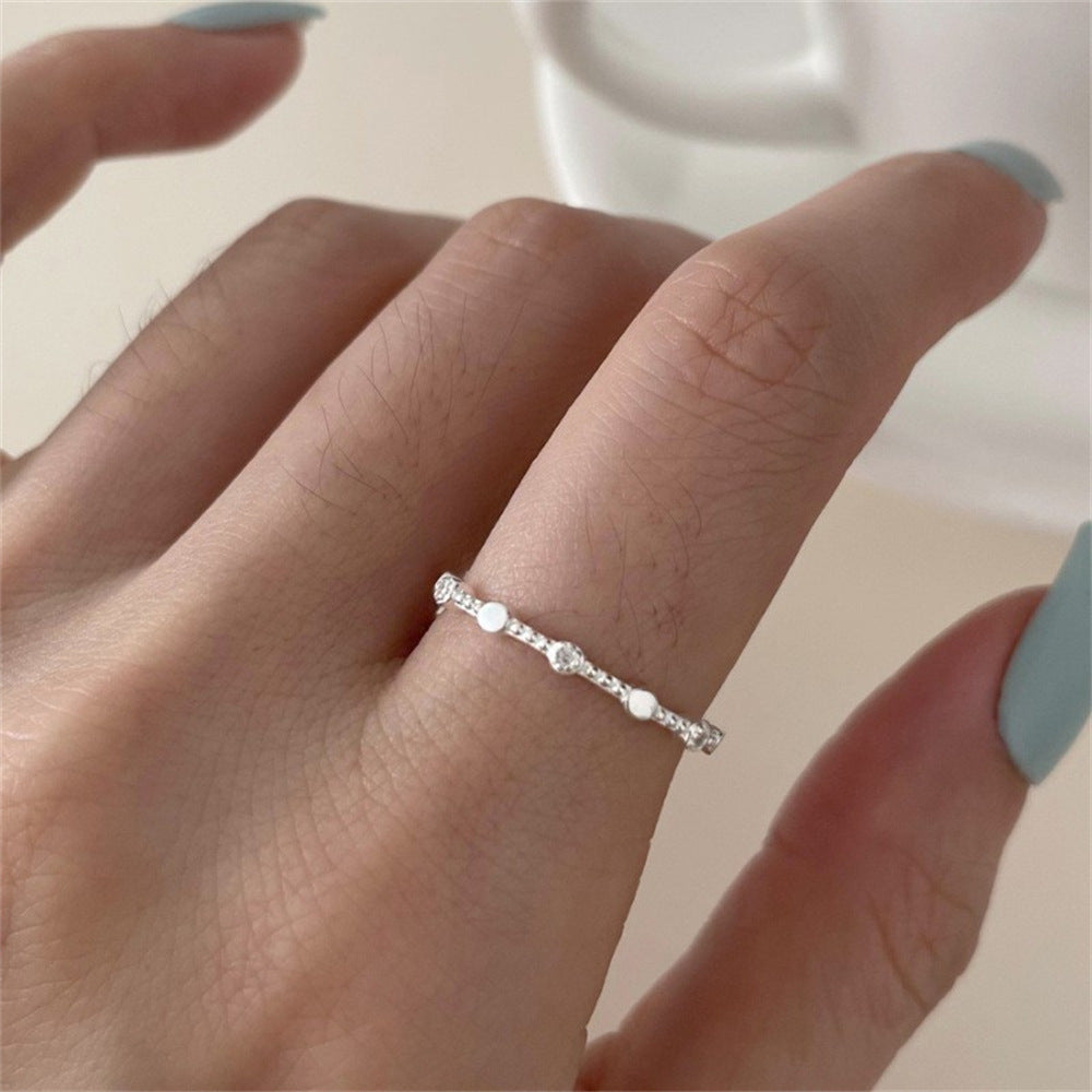 Wholesale Plain Irregular 925 Sterling Silver Ring ACC-RS-Yues009