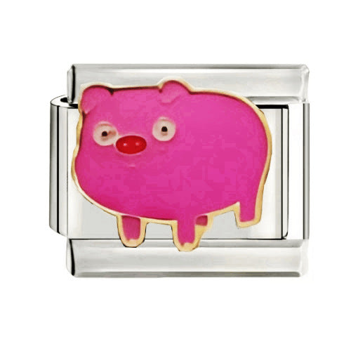 Wholesale  Italian Charm Bracelet 9mm DIY Oil-Drip Color Creative Stainless Steel Composable Bracelet