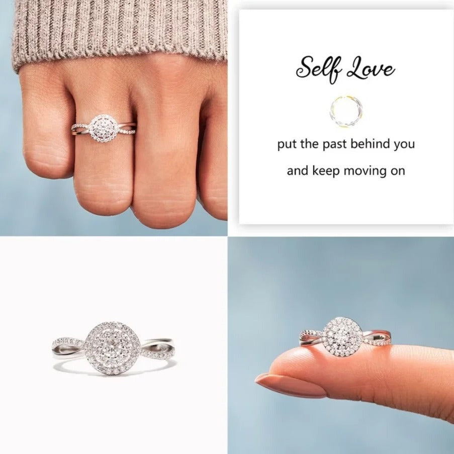 Wholesale Diamond Zircon Light Luxury Adjustable Rings ACC-RS-YinHu002