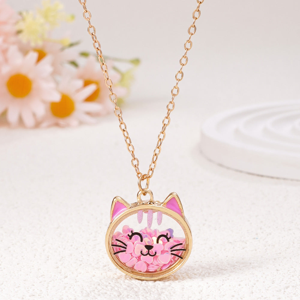 Wholesale Cat frog bear necklace