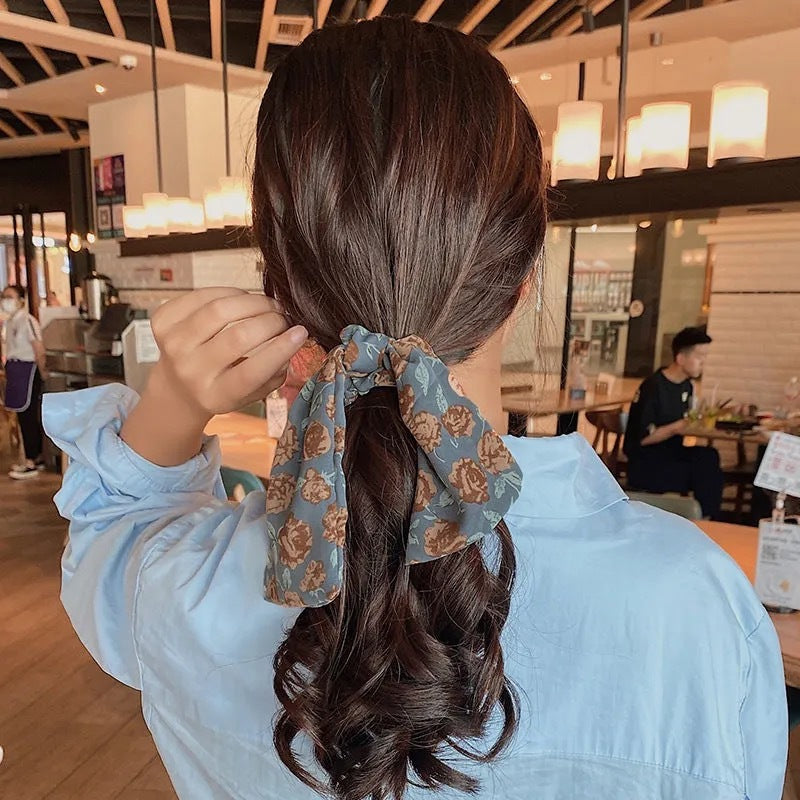 Wholesale Ribbon Bow Hair Ring Hair Scrunchies