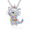 Wholesale  cute color cat diamond pendant simple jewelry  necklace