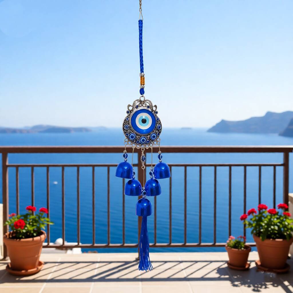 Wholesale Blue Demon Eye Wind Chime
