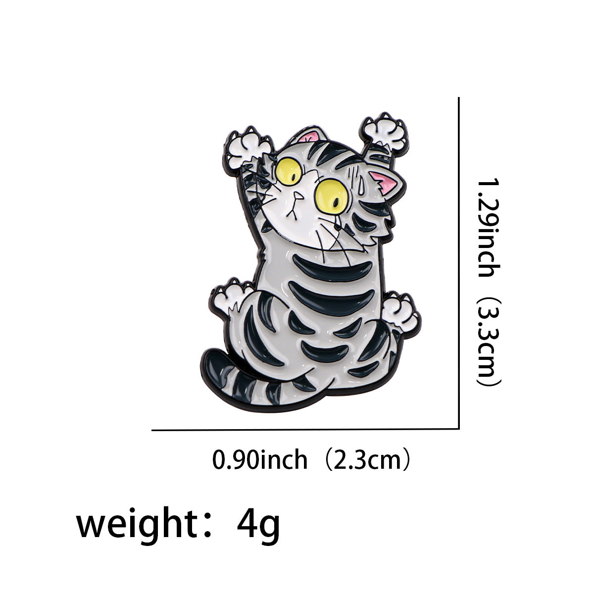 Wholesale Alloy cat back animal brooch