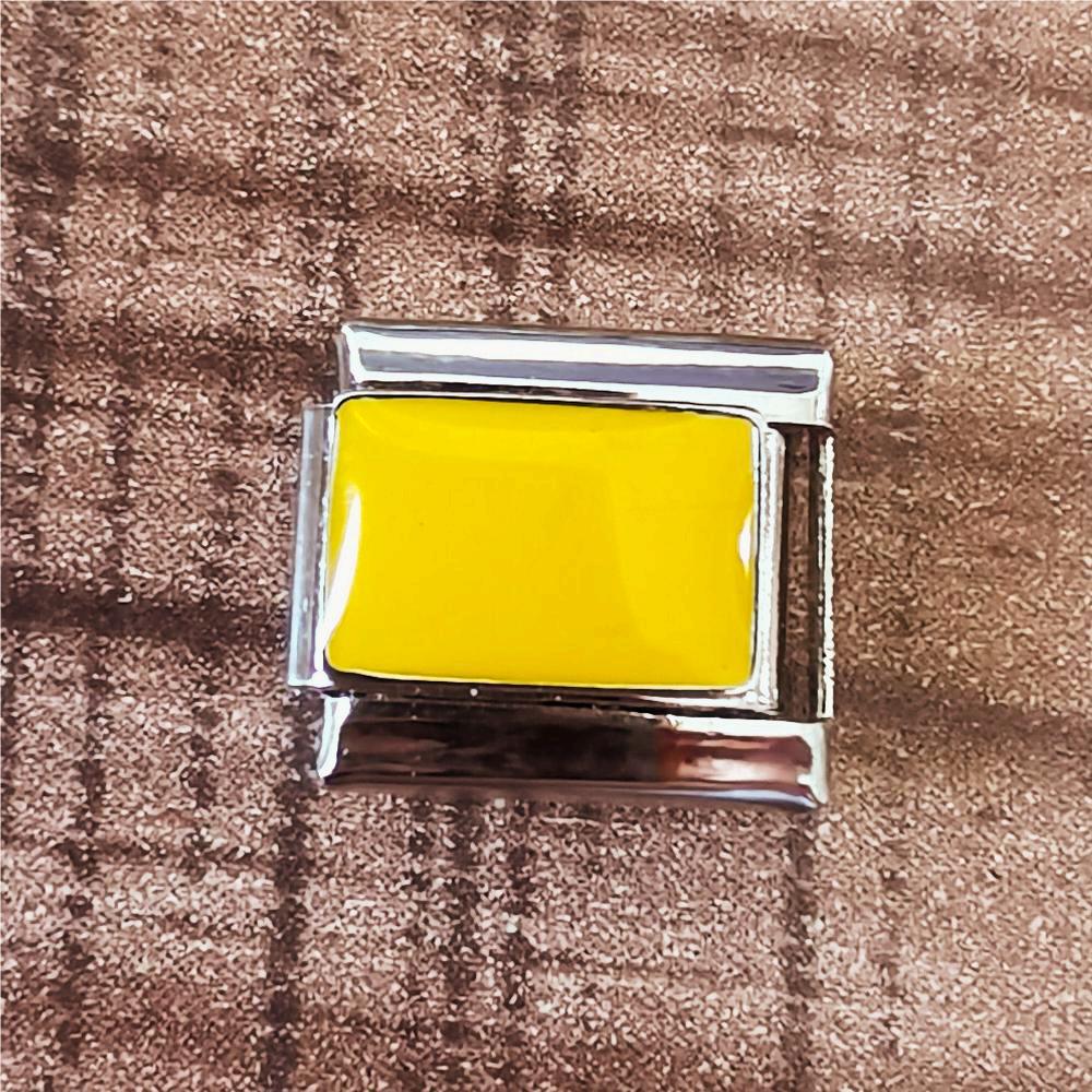 Wholesale 2pcs Italian Charm Bracelet 9mm DIY Splicing Removable Stainless Steel Flag Series Composable Bracelet ACC-BT-XY043