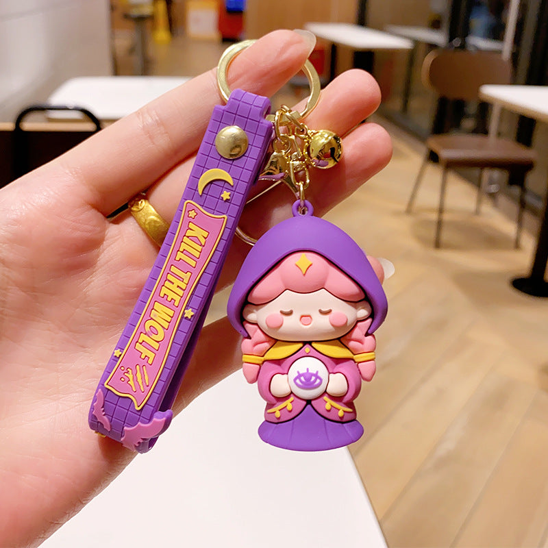 Wholesale Creative  Keychain Chain Cartoon Doll Bag Car Pendant