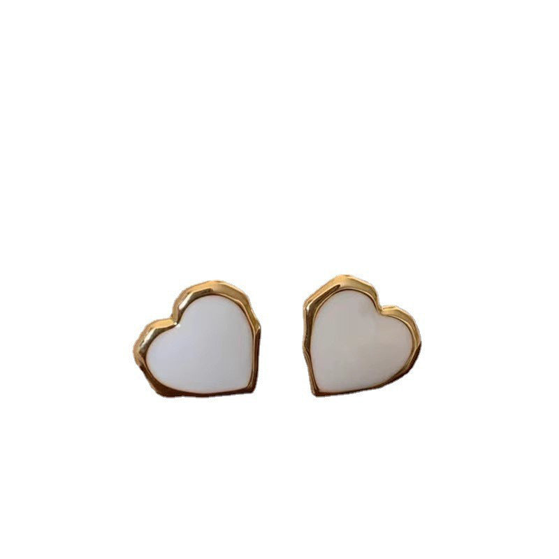 Wholesale S925 silver needle Love earrings