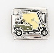 Wholesale 5pcs Italian Charm Bracelet 9mm DIY Splicing Car and Ship Series Stainless Steel Composable Bracelet