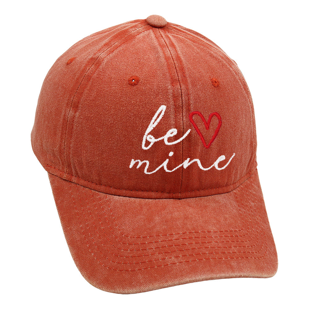 Wholesale Valentine's Day Embroidered Couple Baseball Caps