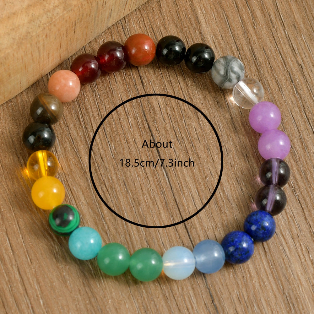 Wholesale 2PCS Colorful natural stone bracelet