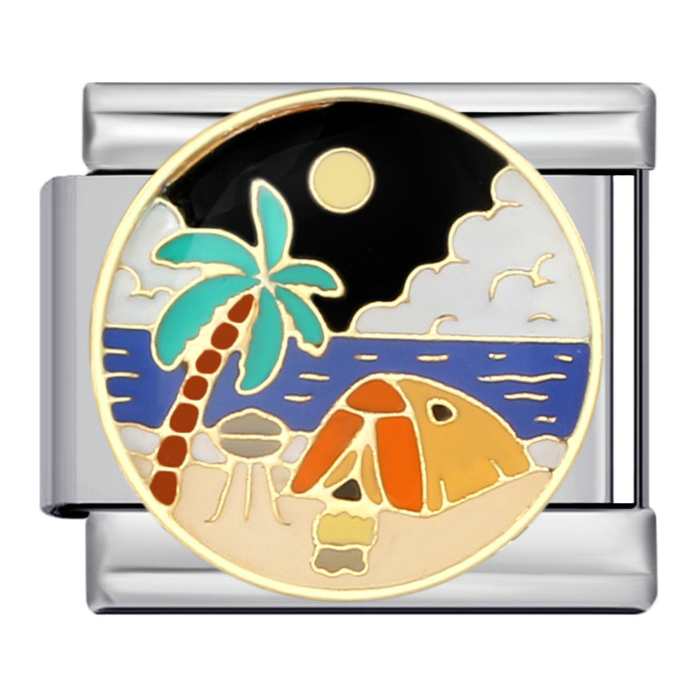 Wholesale Italian Charm Bracelet 9mm DIY Splicing Cute Creative Stainless Steel Composable Bracelet