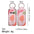 Wholesale 6pcs Plant Pattern Lipstick Set Keychain
