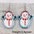 Wholesale Christmas Earrings Cartoon Santa Claus  Christmas Trees Wood Ear Drop Earrings