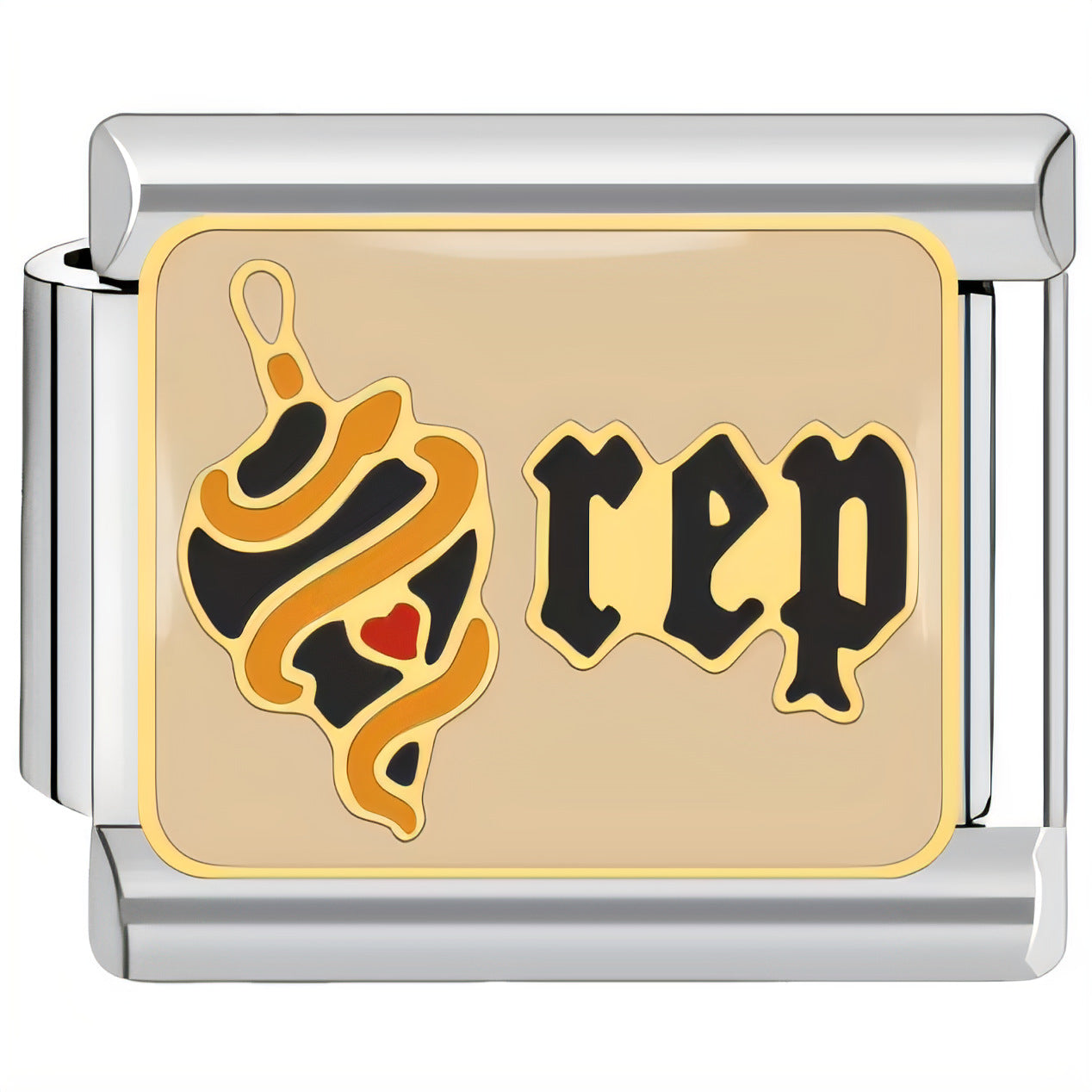 Wholesale Italian Charm Bracelet 9mm DIY Splicing Creative Cartoon Stainless Steel Composable Bracelet