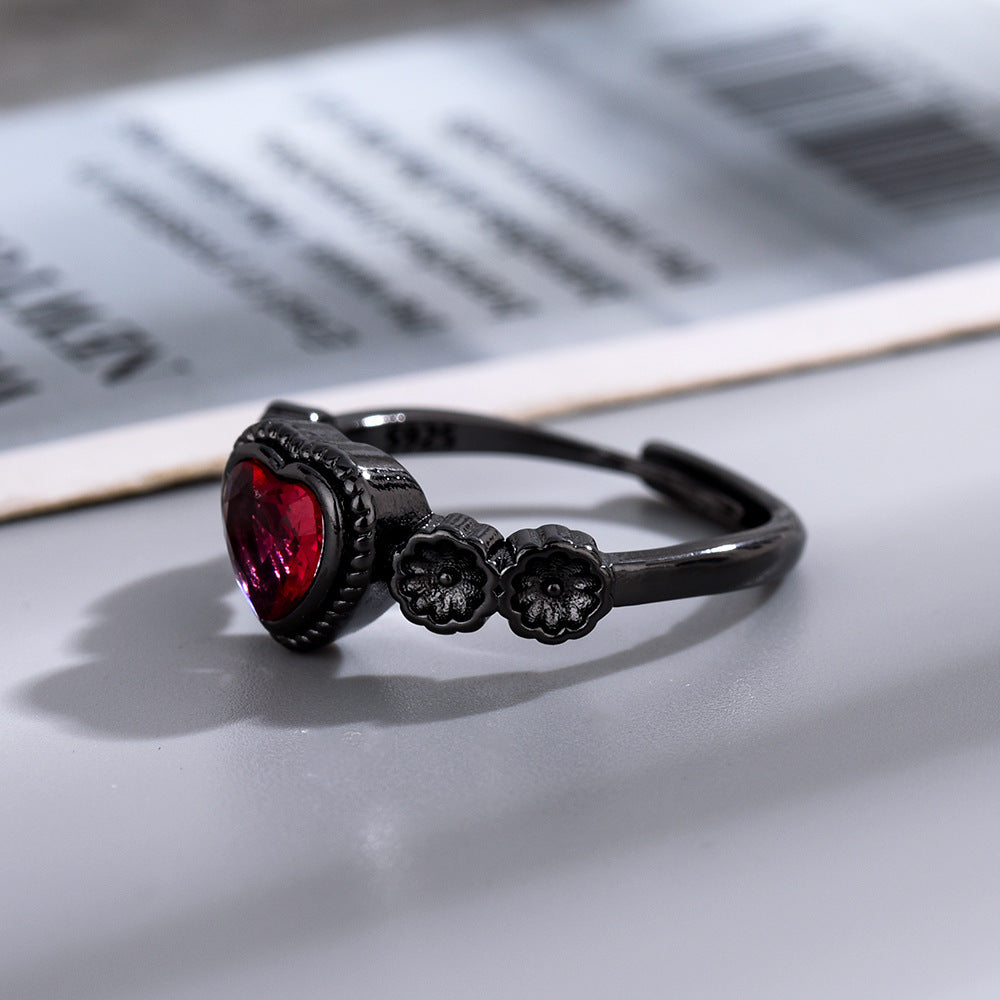 Wholesale Diablo Love Flower Retro Opening Ring