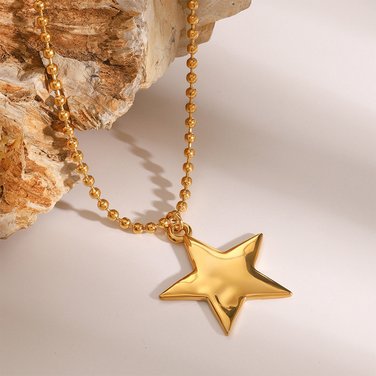 Wholesale  Star Stainless Steel Necklace  Light Luxury Necklaces