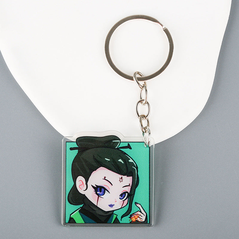 Wholesale Cartoon Anime Acrylic Keychains ACC-KC-HangLi022