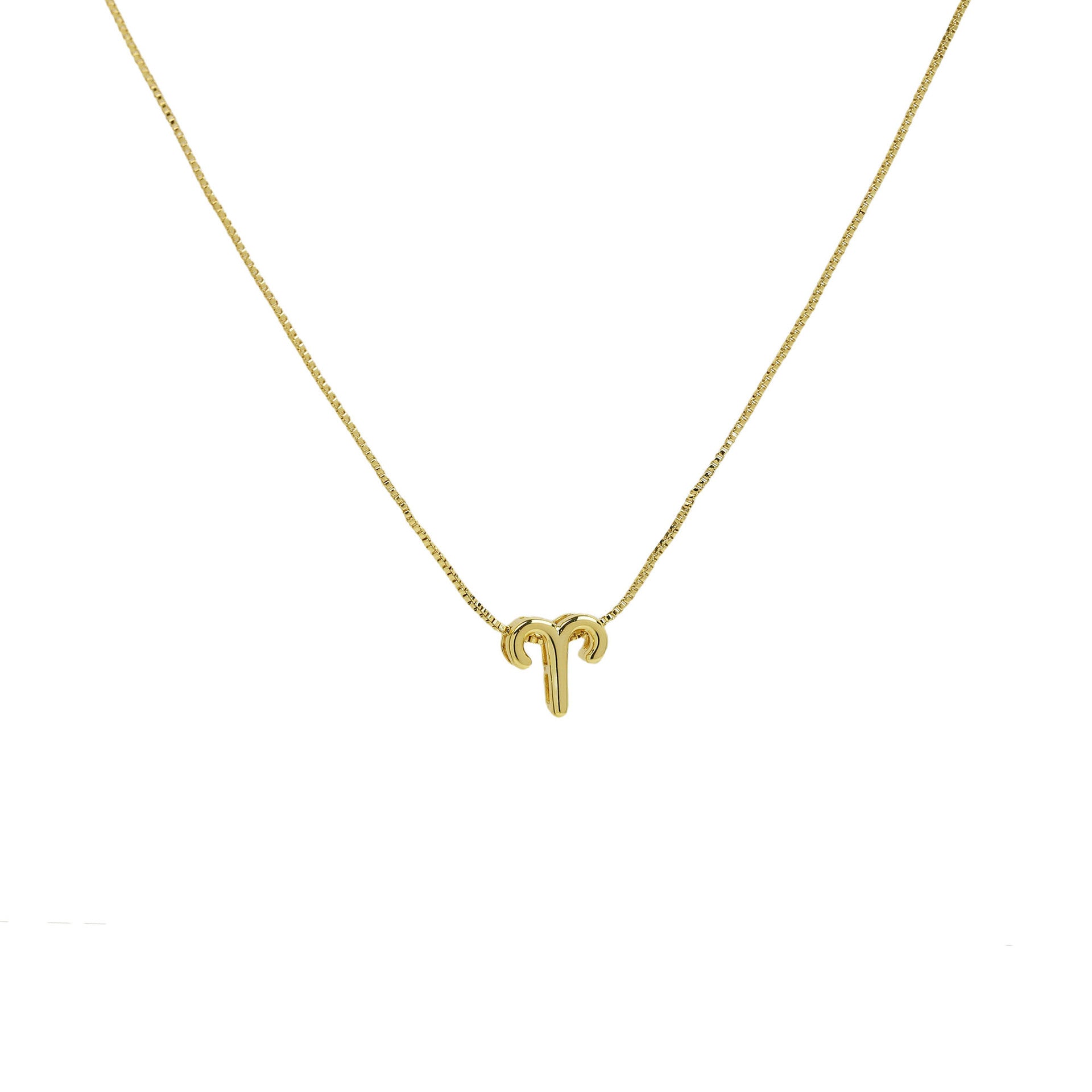 Wholesale 18k Color-preserving Brass Polished Small Bubble December 12 Constellation Pendant Choker Necklaces ACC-NE-BaiYi003