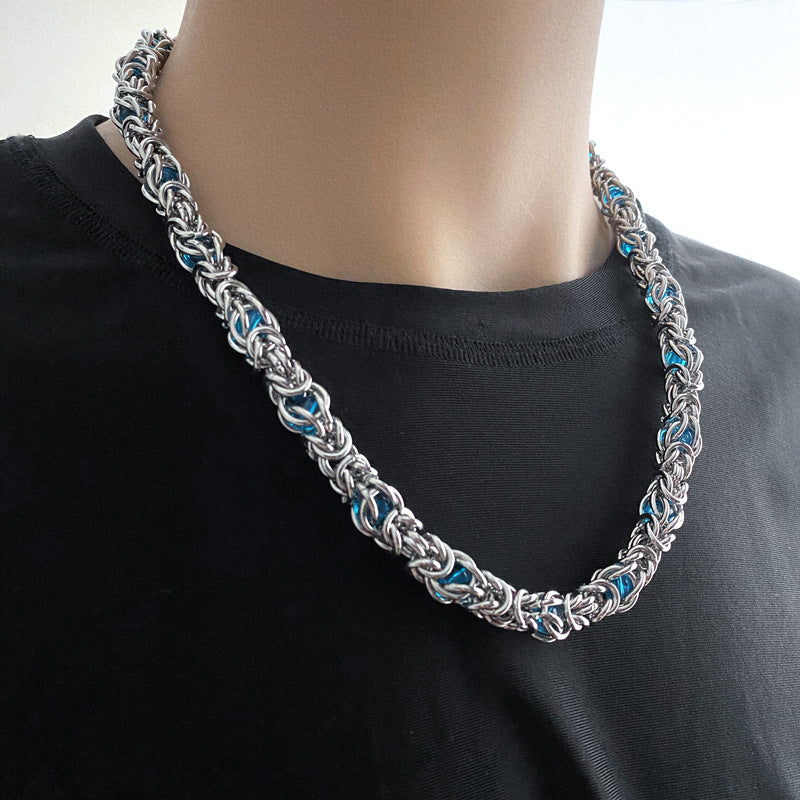 Wholesale Wave Chain Titanium Steel Bracelets ACC-BT-Hexin004