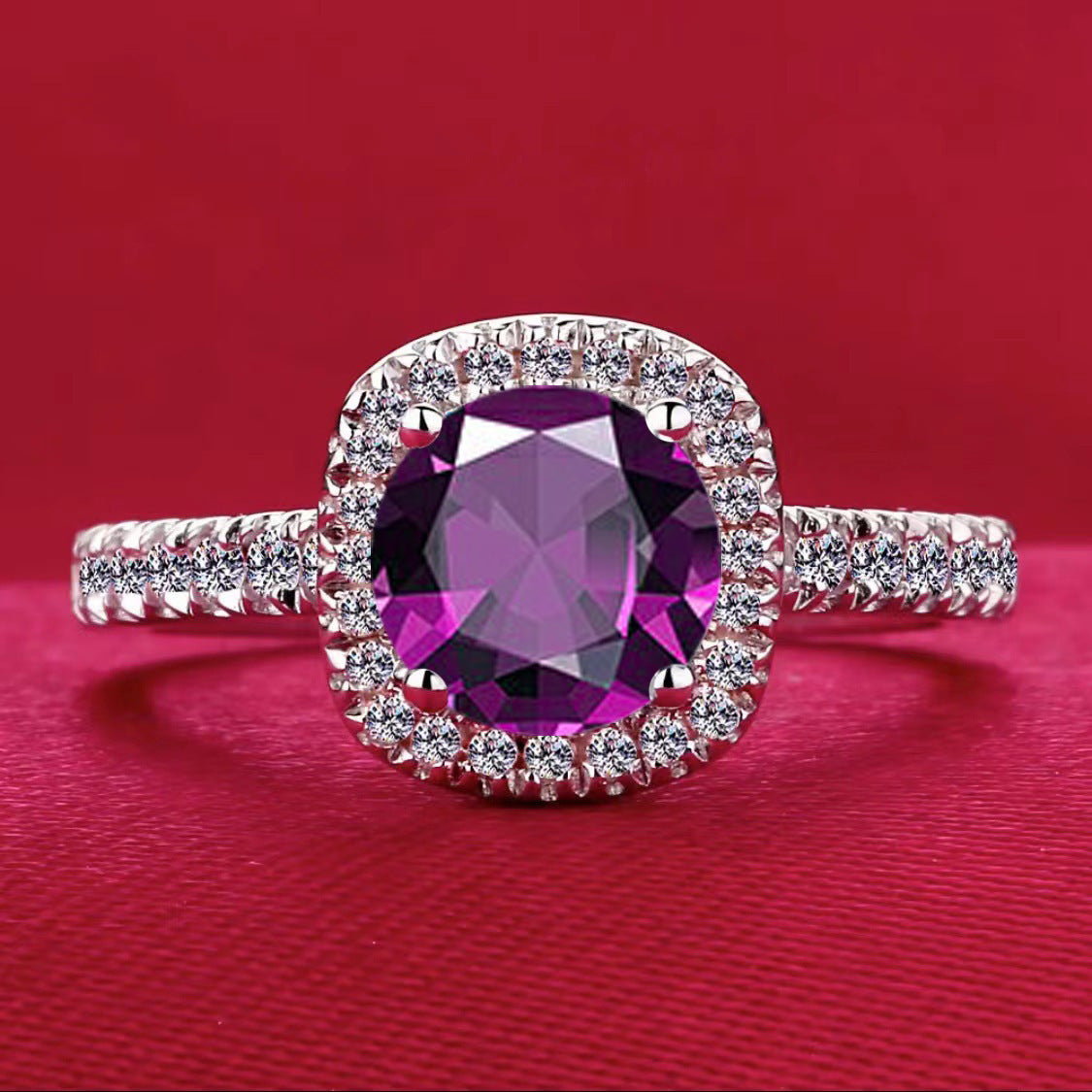 Wholesale  eight hearts eight arrows diamond  ring