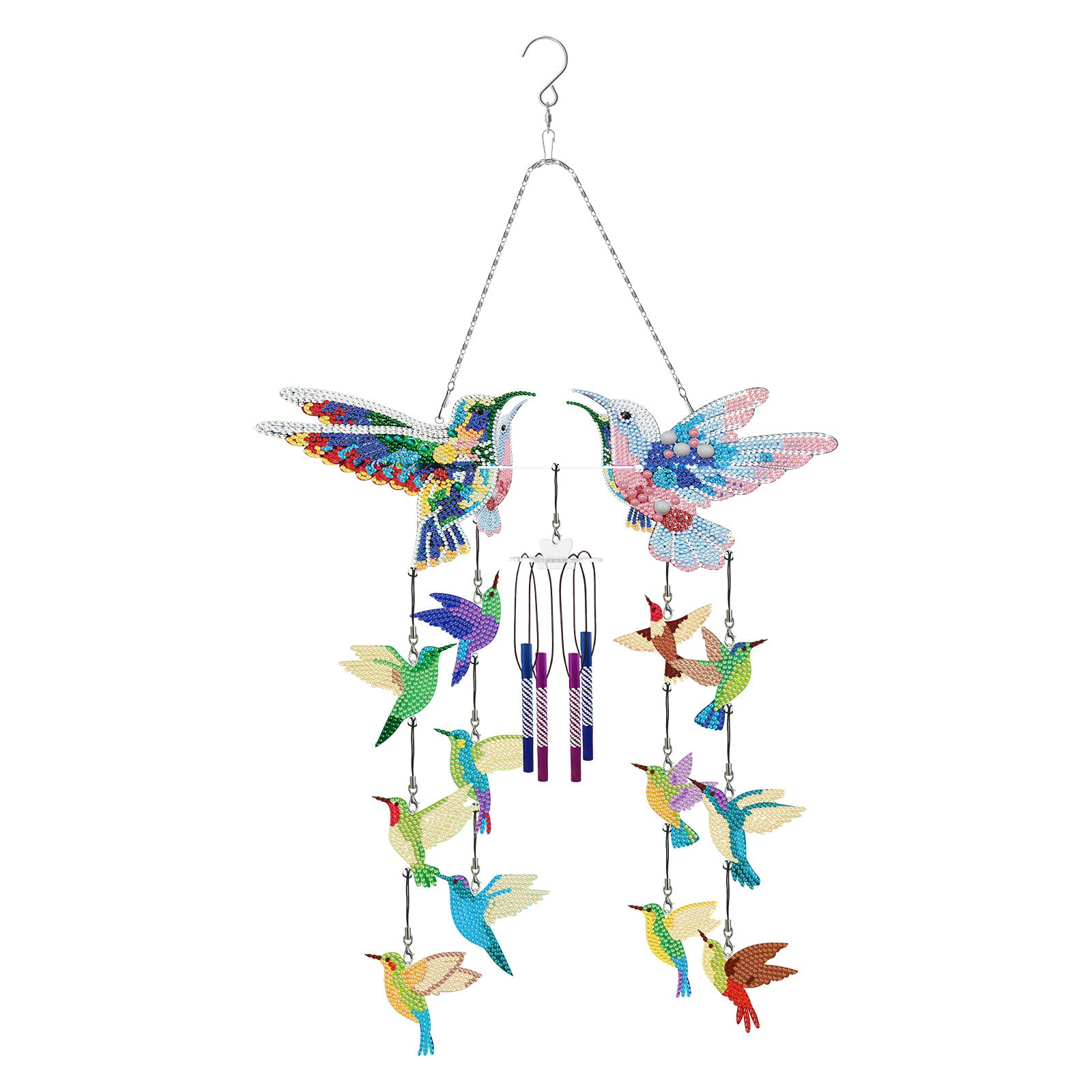 Wholesale Handmade Diy Dot Drill Wind Chime Creative Pendant ACC-WS-PengDao001